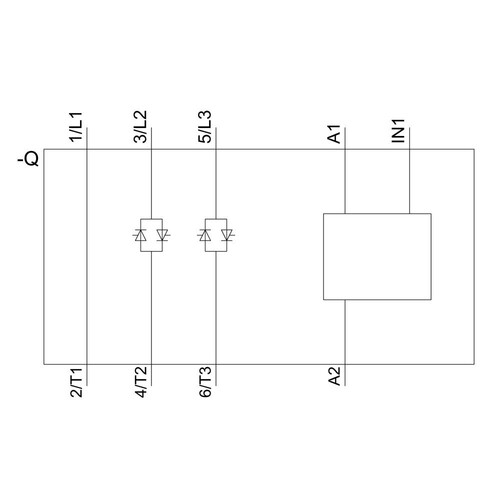 3RW3003-2CB54 Siemens Sanftstarter 22,5mm, 3A, 1,1kW/400V, 40 Grad, AC200- Produktbild Additional View 2 L