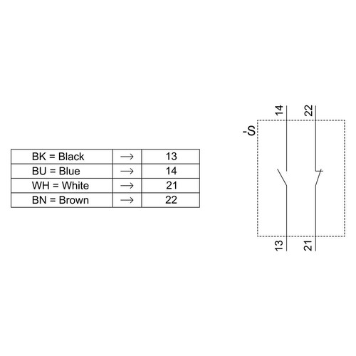 3SE6605-2BA10 Siemens Schaltele., rechteckig groß 10m Leitung Produktbild Additional View 2 L