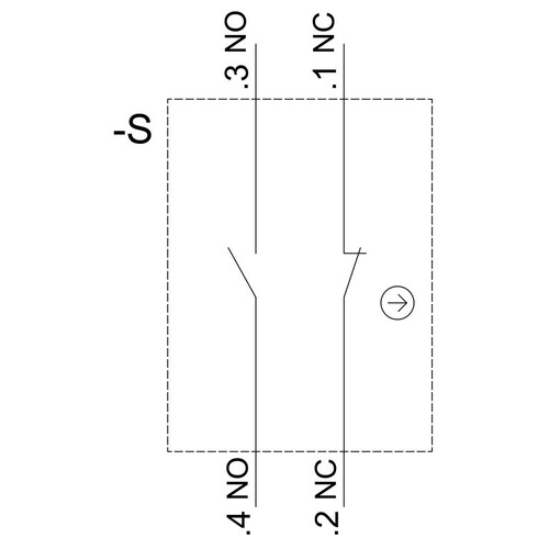 3SU1100-2BF60-3MA0 Siemens Knebelschalter, beleuchtbar, 22mm, rund Produktbild Additional View 2 L