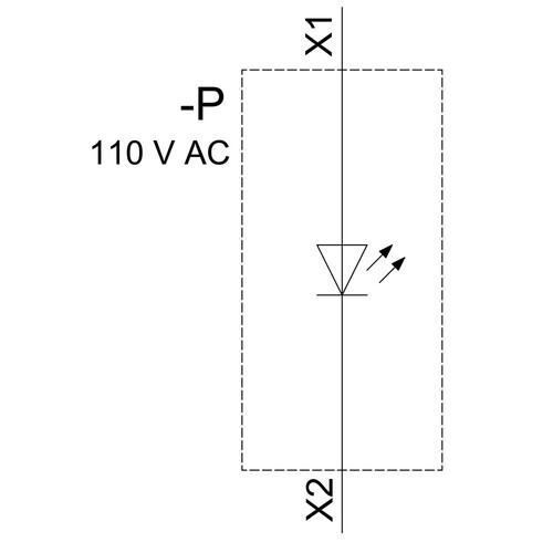 3SU1103-6AA40-3AA0 Siemens Leuchtmelder, 22mm, rund, Kunststoff, grün, Linse, gl Produktbild Additional View 2 L