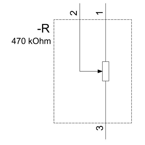 3SU1200-2PV10-1AA0 Siemens Potentiometer, 22mm, rund, Kunststoff,  Produktbild Additional View 2 L