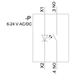 3SU15011AG201BA0 Siemens Halter für 3 Module, 1S, LED-Modul, rot, AC/DC 6-24V Produktbild Additional View 2 S