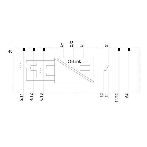 3RR2441-1AA40 Siemens Stromüberwachungsrelais für IO Link S00 Produktbild Additional View 1 L