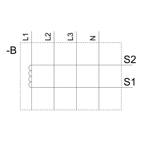 3UL2305-1A Siemens Differenzstromwandler zur Fehlerstromüberwachung Durchführung Produktbild Additional View 2 L