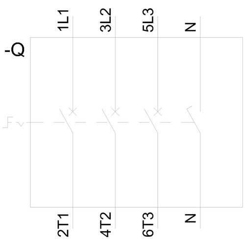 3LD2003-1TL51 Siemens SENTRON, Lasttrennschalter 3LD, Hauptschalter, 4 Produktbild Additional View 2 L
