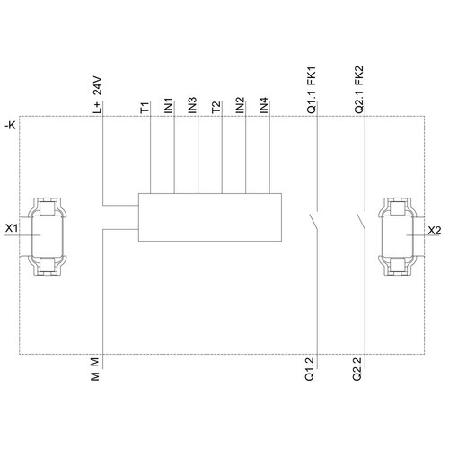 3RK3221-1AA10 Siemens SIRIUS, Erweiterungsmodul 3RK32 für modulares S Produktbild Additional View 1 L