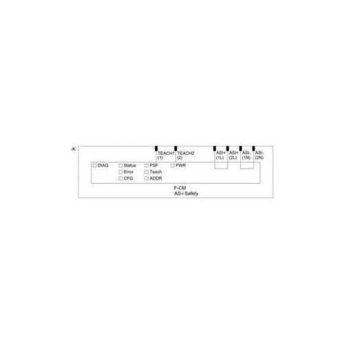 3RK7136-6SC00-0BC1 Siemens SIMATIC ET 200SP Safety Kommunikationsmodul F CM A Produktbild Additional View 1 L