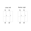 3RH2911-1DA02 Siemens Hilfsschalterblock seitlich, 2Ö, stromb.: 1Ö, 1Ö, für Moto Produktbild Additional View 1 S