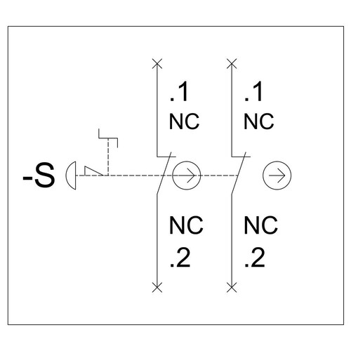 3SU1801-0NB00-2AC2 Siemens GEHAEUSE KUNSTSTOFF, 1 BEFEHLSSTELLE Produktbild Additional View 1 L