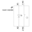 3SU1501-1AG20-1CA0 Siemens HALTER, KONTAKTMODUL 1OE, LED-MODUL Produktbild Additional View 1 S