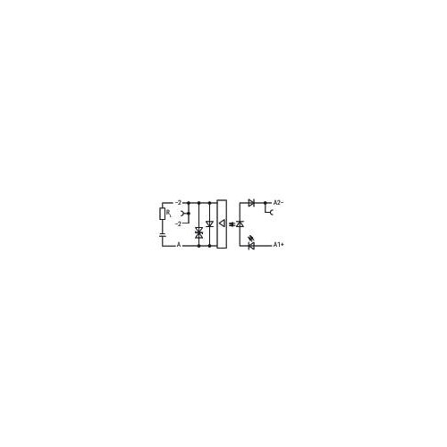 859-730 Wago Optokoppler Klemme Eingang DC 24 V AUSGANG DC 3 V ... 30 V / 3 A g Produktbild Additional View 1 L