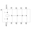 3RH2122-1BB40-1AA0 Siemens HILFSSCHUETZ,2S+2OE,DC24V,STEH Produktbild Additional View 1 S