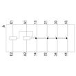 3RH2431-1AP00 Siemens HILFSSCHUETZ VERKL,3S+1OE,AC230V 50/60HZ Produktbild Additional View 1 S