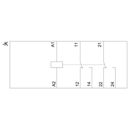 LZX:RT424524 Siemens STECKRELAIS, 2 WECHSLER, 24V AC, 8A, BR Produktbild Additional View 1 L