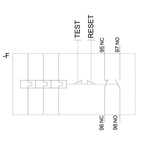 3RB2056-1FW2 Siemens UEBERLASTRELAIS 50...200 A Produktbild Additional View 1 L