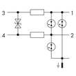 792-803 Wago Überspannungsschutz im eigensicheren Stromkreisen MDEX 24 Produktbild Additional View 1 S