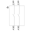 3SU1400-1AA10-1DA0 Siemens KONTAKTMODUL 2S Produktbild Additional View 1 S