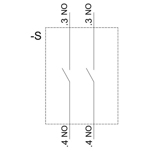 3SU1400-1AA10-1DA0 Siemens KONTAKTMODUL 2S Produktbild Additional View 1 L