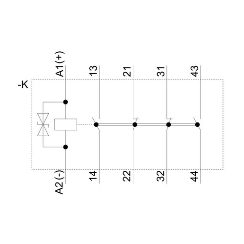 3RH2122-1KB40 Siemens KOPPELHILFSSCHUETZ,2S+2OE,DC24V,SUPDIO Produktbild Additional View 1 L