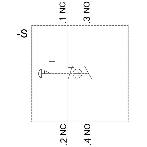 3SU1100-1HB20-1FH0 Siemens NOT HALT PILZDRUCKTASTER, 40MM, ROT Produktbild Additional View 1 L