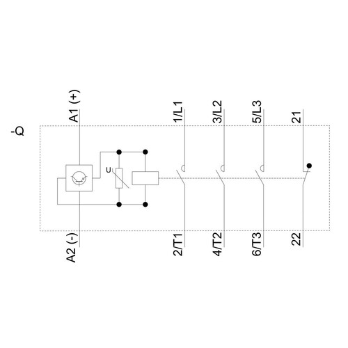 3RT2018-2XB42-0LA2 Siemens Bahnschuetz,AC3,7,5kW,DC24 34V, VAR Produktbild Additional View 1 L