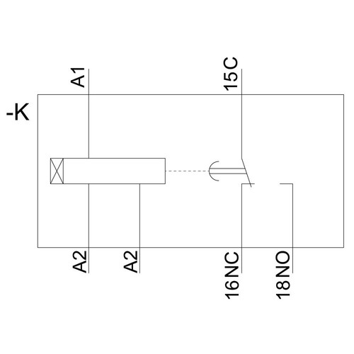 3RP2525-1AW30 Siemens ZREL ANSPRECHVER. 1WECHSLER ACDC12-240V Produktbild Additional View 1 L