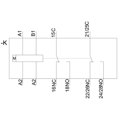 3RP2505-1BW30 Siemens ZREL MULTIFUNK 2WECHSLER ACDC12-240V Produktbild Additional View 1 L