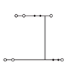 870-538 Wago 3 Leiter Doppelstockklemme 6 Leiter Durchgangsklemme L, grau Produktbild Additional View 1 S