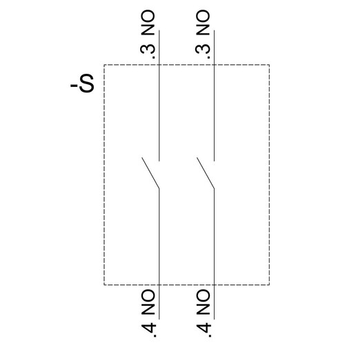 3SU1500-1AA10-1NA0 Siemens HALTER, KONTAKTMODUL 1S,1S Produktbild Additional View 1 L