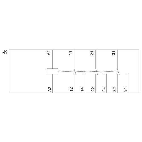 LZX:PT370730 Siemens STECKRELAIS, 3 WECHSLER, 230V AC, 10A, B Produktbild Additional View 1 L