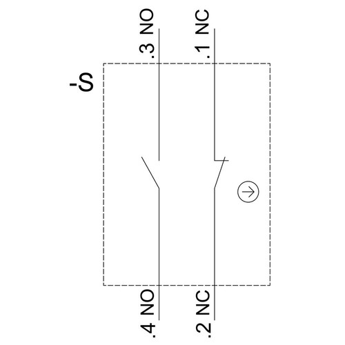 3SU1400-1AA10-3FA0 Siemens KONTAKTMODUL 1S+1OE Produktbild Additional View 1 L