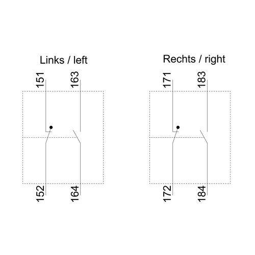 3RH1921-1KA11 Siemens HILFSSCHALTER 1S+1OE DIN EN 50005 2-POL Produktbild Additional View 1 L