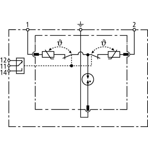 953229 Dehn Überspannungs-Ableiter DR M 2P 255 SN1803FM Produktbild Additional View 2 L
