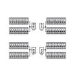 288-837 Wago Potentialverteilermodul,4 Potentiale,mit je 19 Klemmstellen Produktbild Additional View 1 S