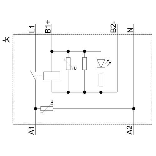 3RH2924-1GP11 Siemens Koppelglied zum direkten Spulenanbau, DC24V, 1S für Mot Produktbild Additional View 1 L