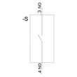 3SU1550-1AA10-1BA0 Siemens Halter für 3 Module, Metall, 1S Produktbild Additional View 1 S