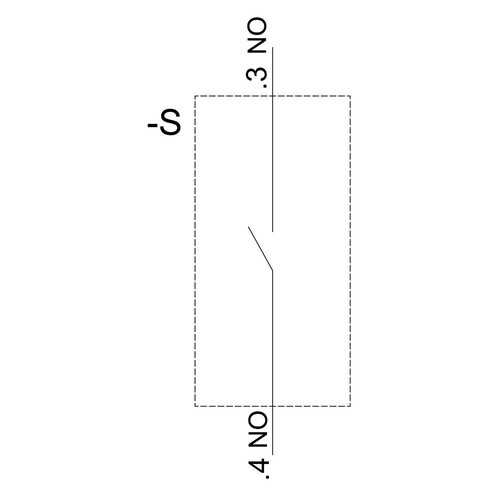 3SU1550-1AA10-1BA0 Siemens Halter für 3 Module, Metall, 1S Produktbild Additional View 1 L