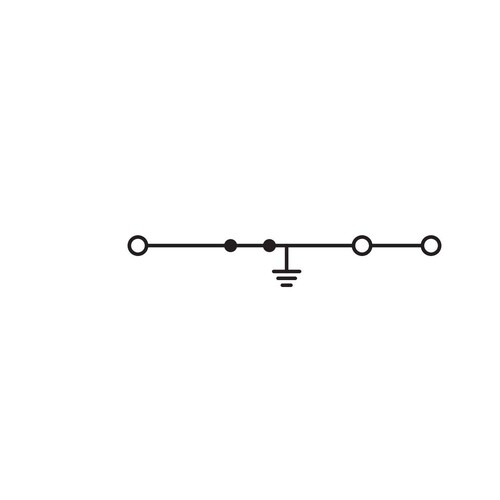 2202-1307 Wago 3 Leiter Schutzleiterklemme mit Drücker 2,5 mm², Produktbild Additional View 1 L