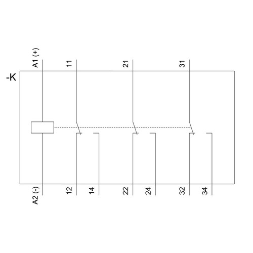 3RQ2000-1CW01 Siemens Koppelrelais im Industriegehäuse, 3W, AC/DC 24 240V, Sc Produktbild Additional View 1 L