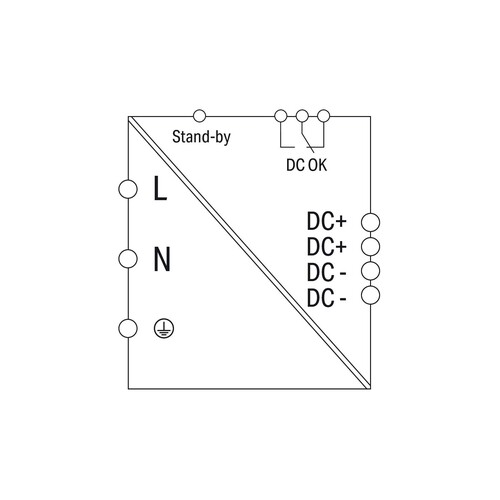 787-832 Wago Primär getaktete Stromversorgung,Pro,1-phasig Produktbild Front View L