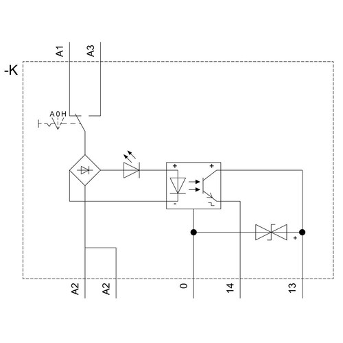 3RQ3065-2SM30 Siemens Ausgangskoppelglied, Optokoppler 1S, DC Produktbild Additional View 2 L