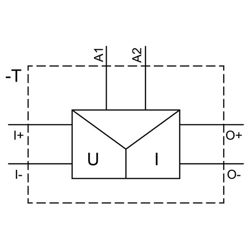 3RS7000-1CE00 Siemens Trennwandler AC/DC 24V, 3-Wege ein: 0-10V aus: 0-20mA Produktbild Additional View 2 L