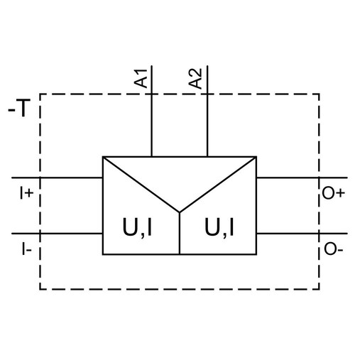 3RS7005-2FW00 Siemens Trennwandler UC 24-240V, 3-Wege Ein: 0-10V, 0/4-20mA Au Produktbild Additional View 2 L