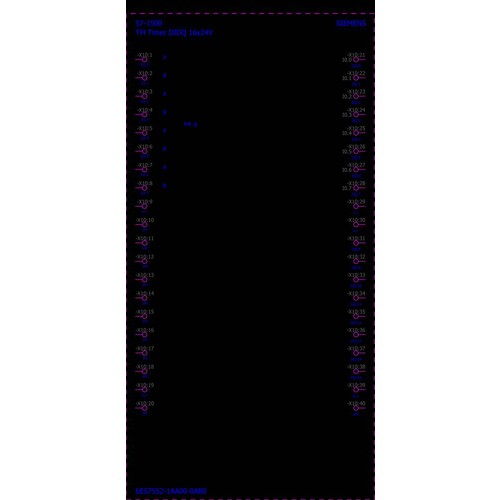 6ES7552-1AA00-0AB0 Siemens SIMATIC S7- 1500 TM Timer DIDQ 16x24V max. 16 Kanäle Produktbild Additional View 2 L