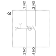 3SU1100-1BA20-1FA0 Siemens Pilzdrucktaster, 22mm, rund, Kunststoff Produktbild Additional View 1 S