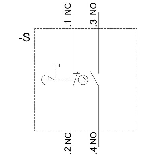 3SU1100-1BA20-1FA0 Siemens Pilzdrucktaster, 22mm, rund, Kunststoff Produktbild Additional View 1 L