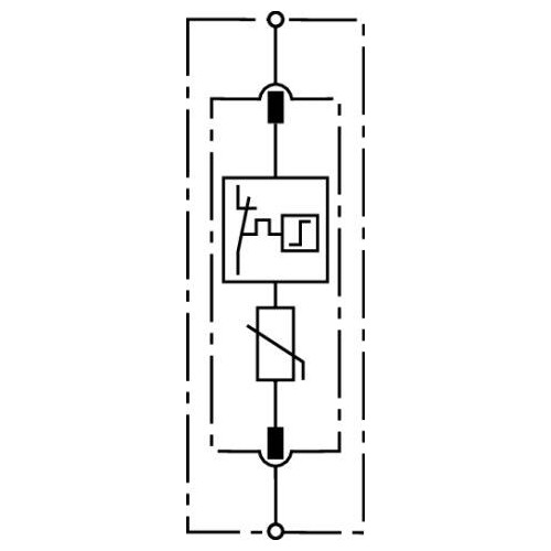 908074 Dehn Überspannungsableiter DG SU 1P 240 Produktbild Additional View 1 L