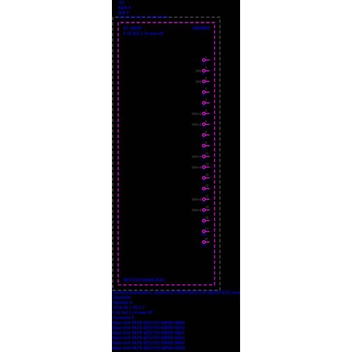 6ES7136-6AA00-0CA1 Siemens SIMATIC DP, Elektronikmodul ET 200SP, F AI 4xI(0)4. Produktbild Additional View 1 L