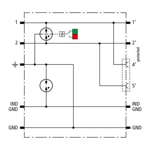 922220 DEHN DBX TC B 180 Kompakter Blitzstromableiter Produktbild Additional View 2 L