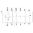 3RT2027-1KB40 Siemens Koppelschütz, AC 3, 32 A/15 kW/400V, 3 polig, DC 24V, 1S Produktbild Additional View 1 S